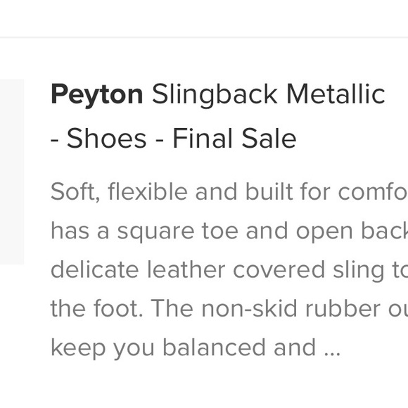 Eric Javits Peyton gold flats - Picture 5 of 5